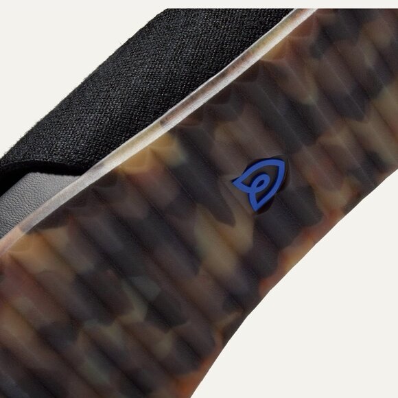 Rothy's Black the Weekend Slide Sandals in Size 10 with Tortoise Shell Sole - Picture 13 of 16